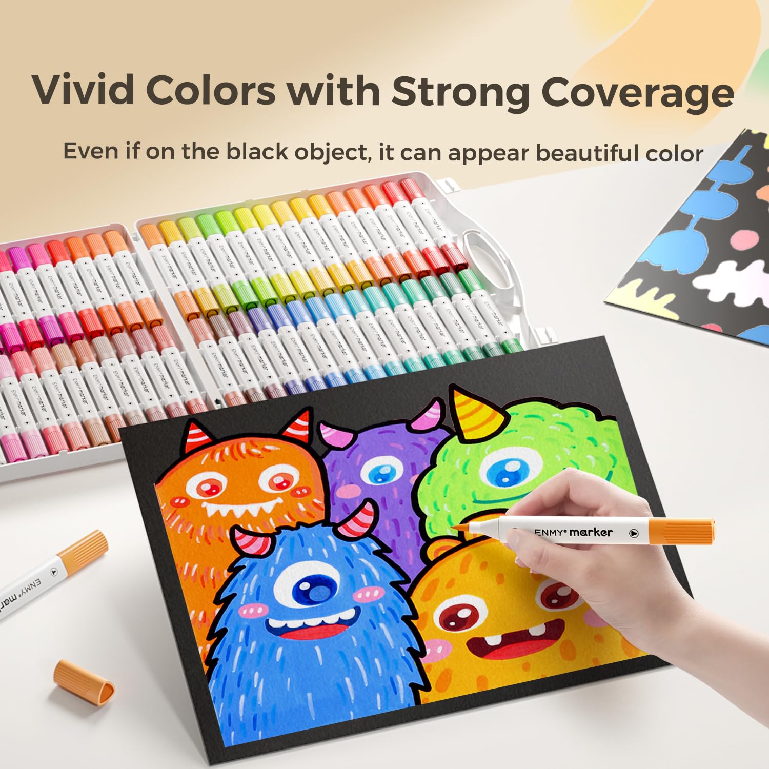 Amazon | ENMY (エンミー) アクリルペイントマーカーペン 60色